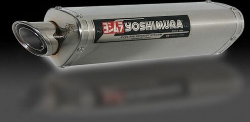 YOSHIMURA / ヨシムラ EEC approved スリップオン Tri-Oval GSR600 06 (SS) - ステンレス カバー | 1A0-156-5451