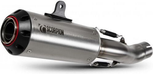 Scorpion Mufflers Red Power Slip-on Brushed Stainless Steel Sleeve | PHA195SEO