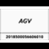 AGV / エージーブ CHEEK PADS PISTA GP RR BLACK/RED | 2018500056606004