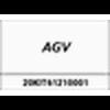 AGV / エージーブイ チークパッド CORSA R (MS) ブラック | 20KIT61210-001