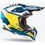 Airoh オフロード ヘルメット AVIATOR 3 SABRE、ブルー マット | AV3SA13 / AI43A1399DSBC