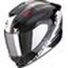 スコーピオン フルフェイスヘルメット Exo 1400 Evo 2 Air Luma ブラック-ホワイト | 140-443-55