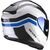 Scorpion / スコーピオン Exo フルフェイスヘルメット 1400 Air Fortuna ホワイトブルー | 14-341-74