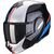 Scorpion / スコーピオン Exo モジュラーヘルメット Tech Forza ブラックシルバー レッド | 18-392-163
