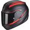 Scorpion / スコーピオン Exo フルフェイスヘルメット 390 Sting ブラックマット レッド | 39-010-24