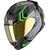 Scorpion / スコーピオン Exo フルフェイスヘルメット 491 Spin ブラックグリーン | 48-370-69