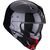 Scorpion / スコーピオン Exo モジュラーヘルメット Covert X Tanker ブラックレッド | 86-371-24