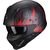 Scorpion / スコーピオン Exo モジュラーヘルメット Covert X Tattoo ブラックマット レッド | 86-394-24