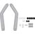 GIVI / ジビ マウンティングキット： ウインドシールド 6121DT/G KYMCO Dink R 125/150 (23) | D6121KIT
