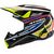 Alpinestars / アルパインスターズ ユース用 S-M3 Wurx ヘルメット ブラック, イエロー, ブルー | 8302125-1574