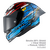 NEXX Race Helmet X.R3R GLITCH RACER BLUE.RED, Size: XXS | 01XR323415626