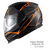 NEXX Urban Helmet Y.100 B-SIDE BLACK.ORANGE, Size: XS | 01YU101405031