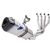 Termignoni / テルミニョーニ 4X2X1 KIT SCREAM ステンレス, スリーブ: カーボン | S07209400ITC
