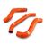 Samco Sport / サムコスポーツ シリコンラジエータークーラントホースキット オレンジ GAS GAS EC 250 F 2024 - 2025 3ピース | KTM-129-OR