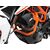 ヘプコ＆ベッカー エンジンプロテクションバー-オレンジ KTM 390 Duke -2016まで | 5017518 00 06