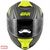 Givi / ジビ Hps Hx21 フリップアップ ヘルメット Graphics Globe Shiver ブラック/チタン/イエロー マット サイズ 56/S | HX21FSHBT56