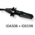 CNC Racing / シーエヌシーレーシング Turn Indicator - Mounting adapters license plate holder, Black | IDA50B