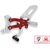 CNC Racing / シーエヌシーレーシング Adjustable rearsets Ducati Streetfighter V4 - Pramac Racing limited Edition, Black | PE409BPR