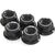 CNC Racing / シーエヌシーレーシング Nuts Sets Rear Sprocket Flange Ducati M10X1 Titanium, レッド | DA386R