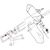 CNC Racing / シーエヌシーレーシング Silencer Bracket Screw Collar Ducati, レッド | KV415R