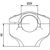CNC Racing / シーエヌシーレーシング Riser Complete For ハンドルバー Ø 29Mm H 40Mm Ducati Hypermotard Hyperstrada Mons, レッド | RM241R