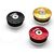 CNC Racing / シーエヌシーレーシング Frame Cap Sets Mv Agusta F4, レッド | TT334R