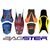 Bagster シートカバー GSXF 750 / 95 97 / SUZUKI PVC ライトクラレット. ブラック. SURF YE light burgundy/スチールグレー/レター Surf イエロー イエロー | 2020N