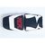 Bagster シートカバー FZR 600 / 95 / YAMAHA pvc navy ブルーホワイト.poppyred l. ネイビーブルー/ホワイト/レター Coquelicot | 2012D