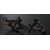 ABM / エービーエム Foot rest system raceFlex adjustable, folding footrest mount, カラー: ブラック | 106968-F15