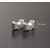 ABM / エービーエム Height 25 mm / riser bringUp for handlebars Ø2.2 mm - incl. srews, カラー: ブラック | 100779-F15