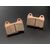 ABM / エービーエム Brake pad for brake calliper isaac4 4-piston, カラー: 生 | 106691-F33
