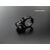 ABM / エービーエム Stand pipe bracket Standard Ø50 mm for clip-on, バージョン: 左側, カラー: ブラック | 400412-A93-F15