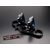 ABM / エービーエム varioRiser VBK2 Ø8,6 mm for ABM superbike top yoke, ライザーカラー: シルバー, アジャスターカラー: ブルー | 101162-F11-F14