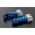 ABM / エービーエム Replacement rests rGrip KA 2 - pillion rider, クランプカラー: シルバー, レストカラー: ブラック | 100184-F11-F15