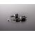 ABM / エービーエム Replacement rests rGrip universal incl. screws, クランプカラー: ブラック, レストカラー: シルバー | 100205-F15-F11