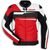 DUCATI / ドゥカティ 純正商品 Speed Evo C1 Leather Jacket Standard Red-White-Black For Men | 9810441