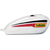 Kedo JvB-moto 'B track' Fuel Tank Decal, black / red / yellow, 1 pair (top-coatable) | 22663