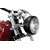 Kedo headlight bracket and turn signal support "Bored", aluminum and stainless steel, for headlights with side mounting M8 and Recording | TH-10170.3