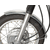 Kedo 18 "aluminum front fenders 'Long', Blank, incl Brushed aluminum brackets. | 22030