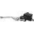 Kedo Replica Master Cylinder incl adjustable aluminum lever (4x), stainless steel banjo bolt and brake switch (mirror clamp see item 40104) | 40128