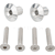 Kedo Aluminum Fuel Tank Mounting Kit, suitable for steel- and aluminum fuel tank, comes with Both Allen screws and internal hexalobular screws | 50683