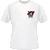 Kedo T-Shirt 'XT500 Model Summary', size L, color : white, print : black back, front red / black 160g organic cotton, 100% cotton | 70038L-W