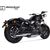 IXIL / イクシル Slip On Exhaust (Lower Muffler) - Ironhead Round Chrome | HD 1008 SC