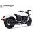 IXIL / イクシル Slip On Exhaust (Lower Muffler) - Ironhead Round Black | HI 2002 SB