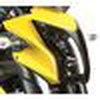 Powerbronze / パワーブロンズ ヘッドライトプロテクター ダークティント KAWASAKI ER6-N, 12-17 | 440-K500-002
