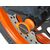 Powerbronze / パワーブロンズ フォークプロテクター KTM 890 DUKE R 20 アンバー プラスチック | 518-KT104-007