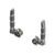 AltRider / アルトライダー Universal Highway Pegs for 1 Inch (25.4 mm) Diameter Bar - Silver | ALTR-0-2101