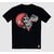 Pando Moto / パンド モト MIKE RED SKULL 1 Tシャツ – レギュラーフィット ユニセックス | Mike-Red Skull-1