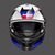 NOLAN / ノーラン Modular Helmet N100.5 Hilltop N-com Blue Metal White | N15000563049