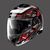 NOLAN / ノーラン Modular Helmet N100.5 Plus Starboard N-com Black Red | N1P000494045